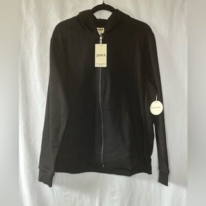 PACT UNISEX ONE FOR ALL BLACK ZIP HOODIE